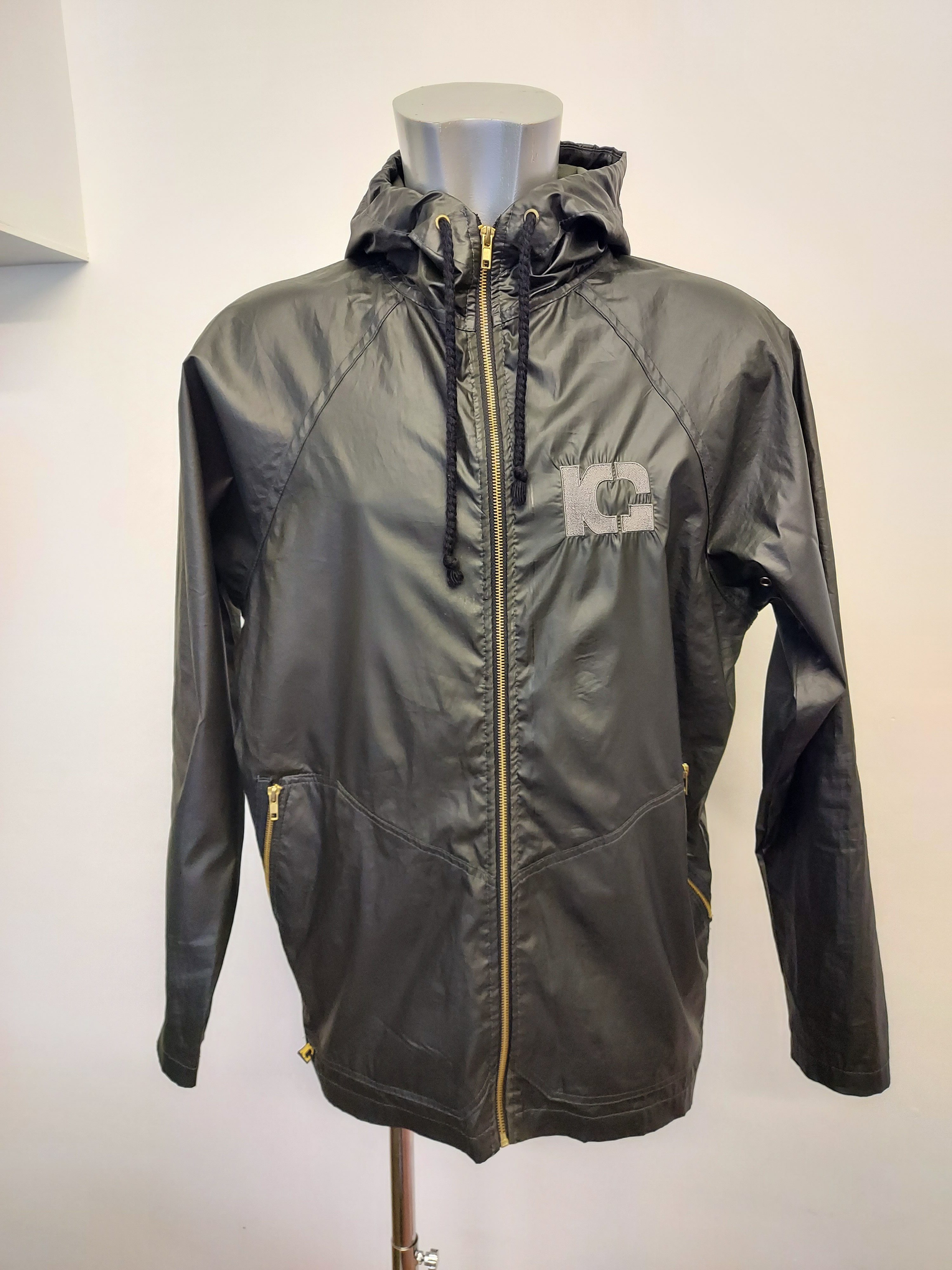 Nylon zip front hoodie - Karlus G. Tailor
